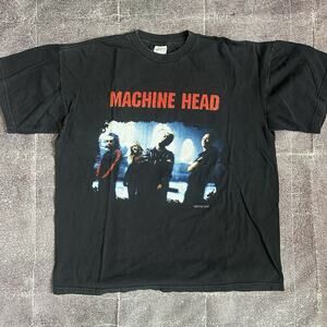Men's Vintage 90's Blue Grape 1999 Machine Head Black Concert T Shirt Tee Sz L